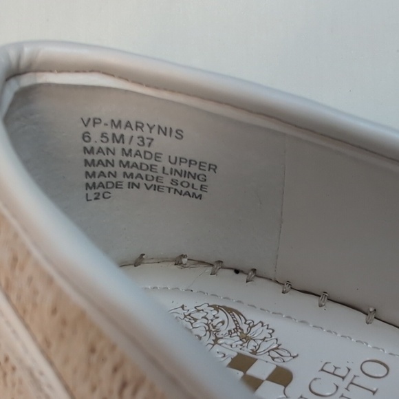 VINCE CAMUTO cream Marynis Natural Woven Loafers Size 61/2 NWOB - Picture 8 of 8